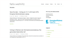 Desktop Screenshot of felixwellnitz.com